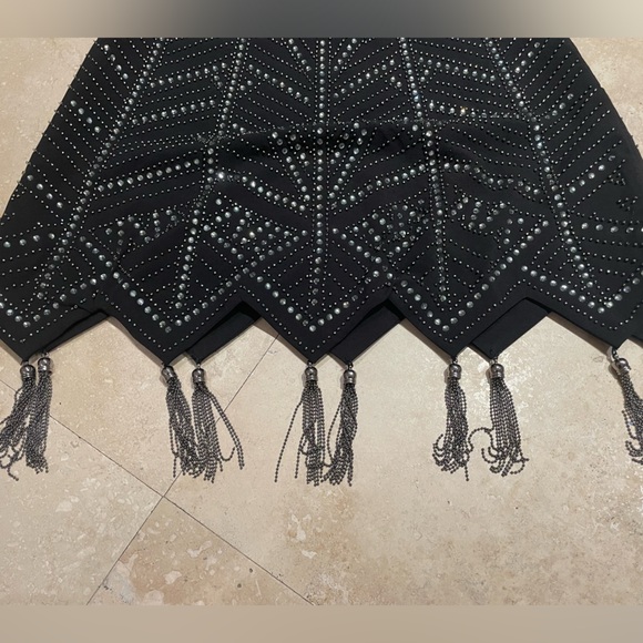 Beulah Style embellished black and silver skirt - Picture 2 of 3